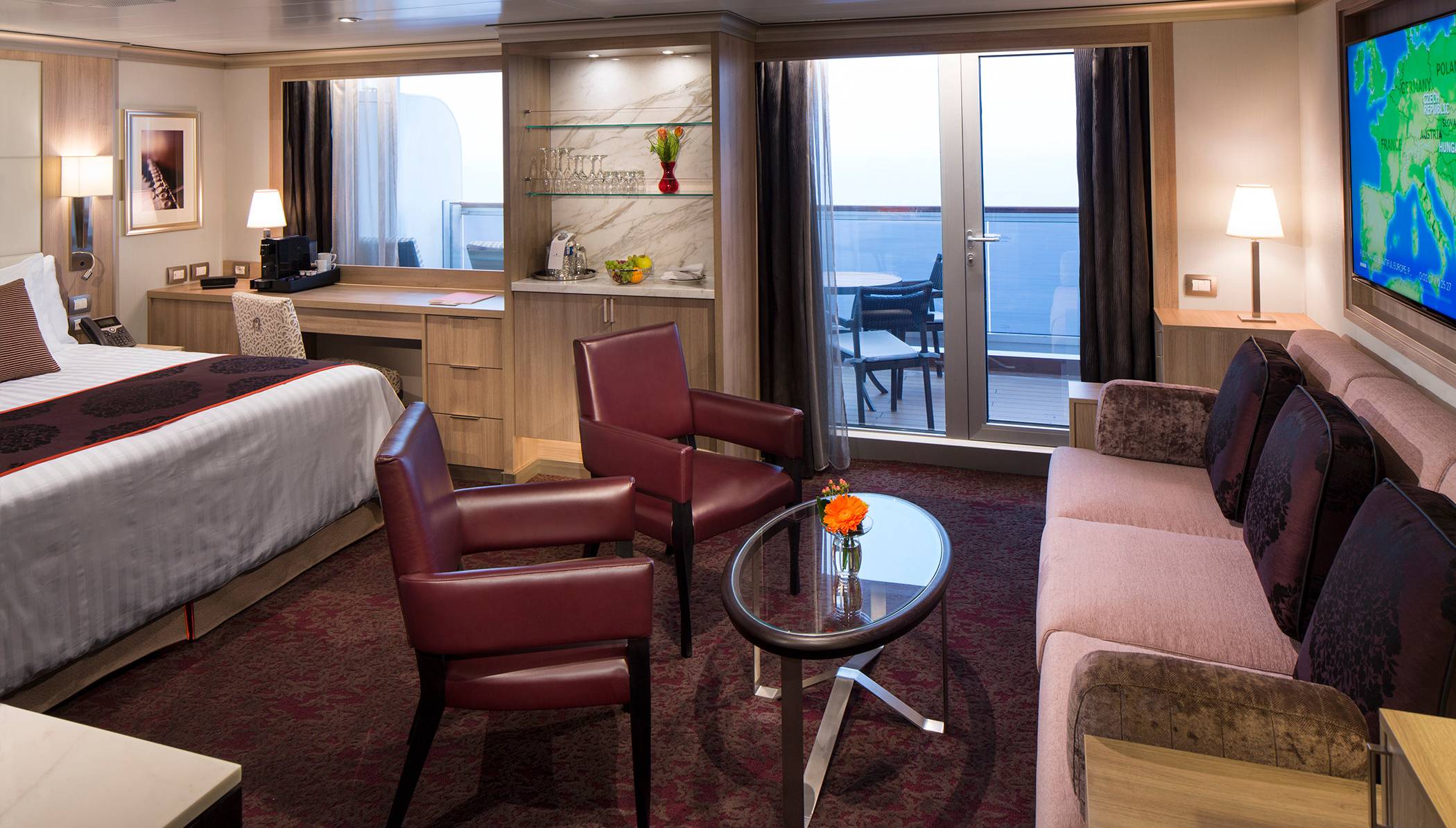 Holland America free inside stateroom with veranda or suite booking