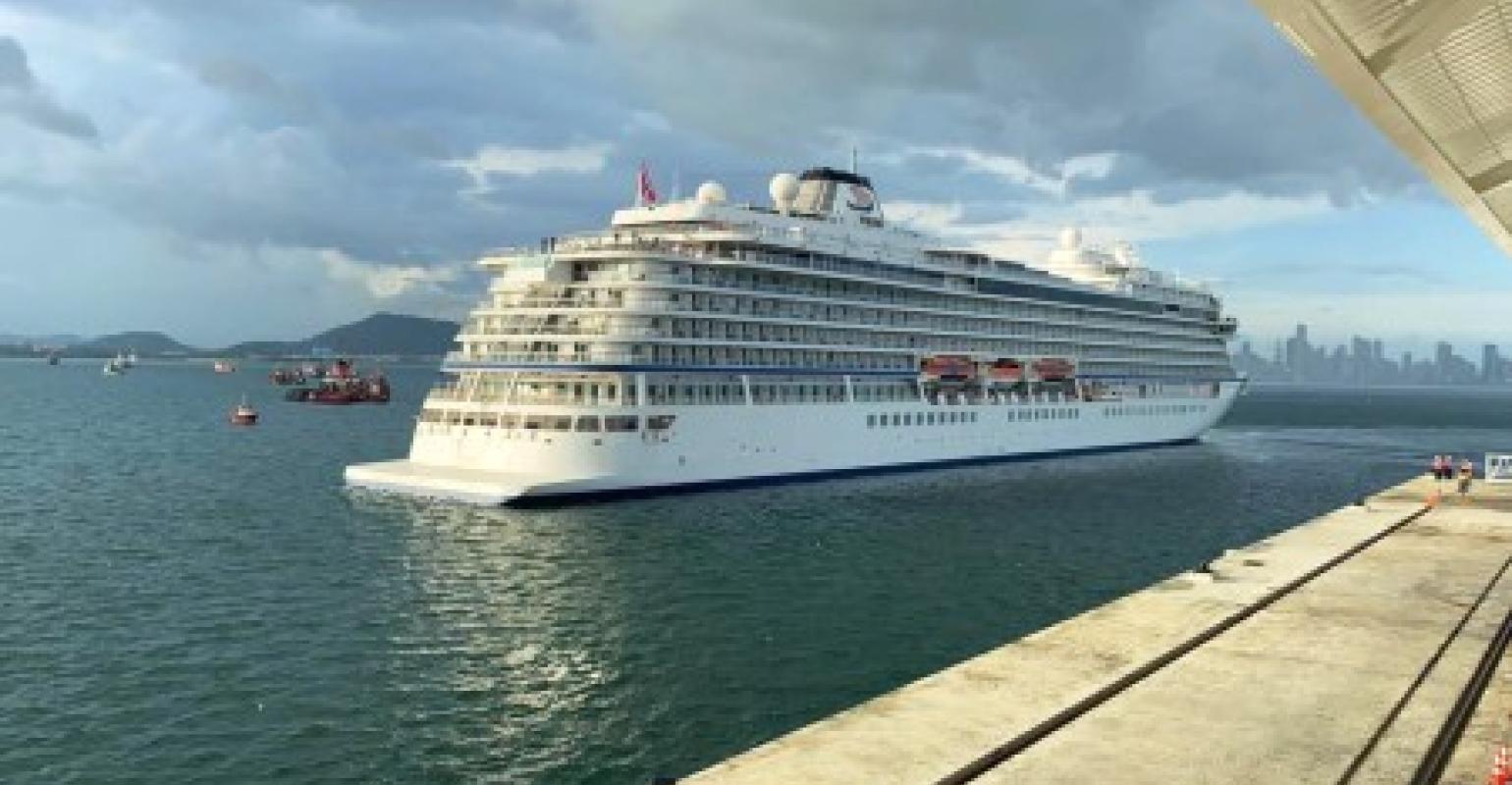 Viking is first alongside at new Panama Cruise Terminal seatrade