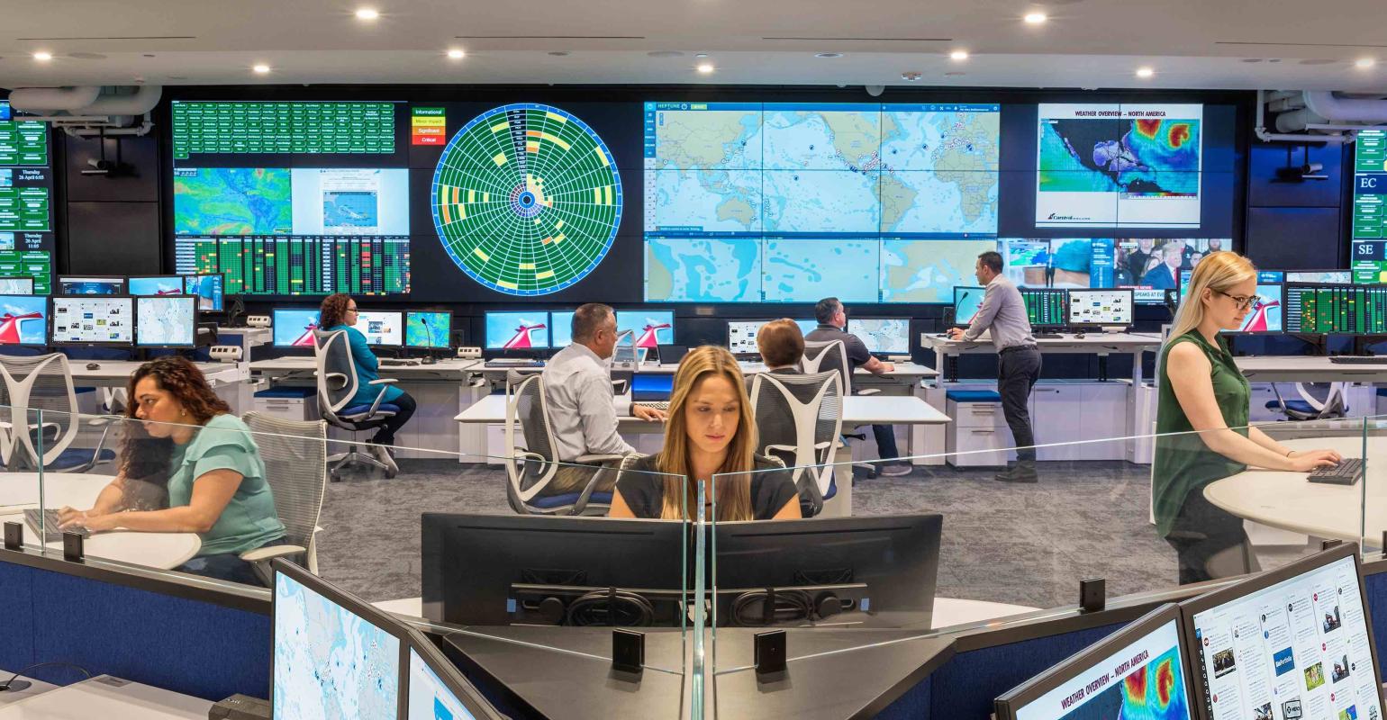 Carnival shows off cutting-edge Fleet Operations Center in Miami ...